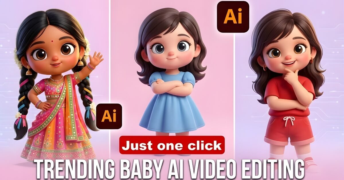 Cute 3D chibi style